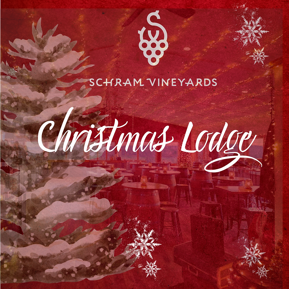 Christmas Lodge at Schram Vineyards