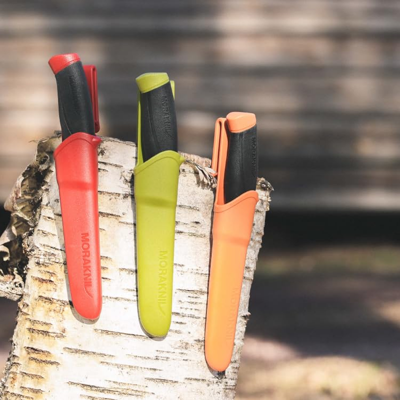 Thumbnail: Morakniv Companion Fixed Blade Outdoor Knife with Stainless Steel Blade, 4.1-Inc
