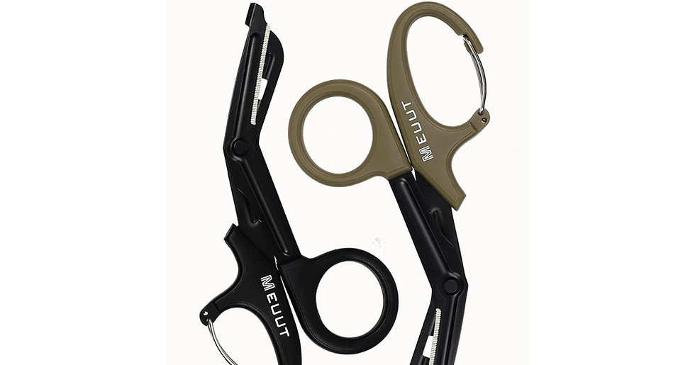 Miniature : MEUUT Medical Scissors Trauma Shears with Carabiner-7.5" Bandage Shears, Premium