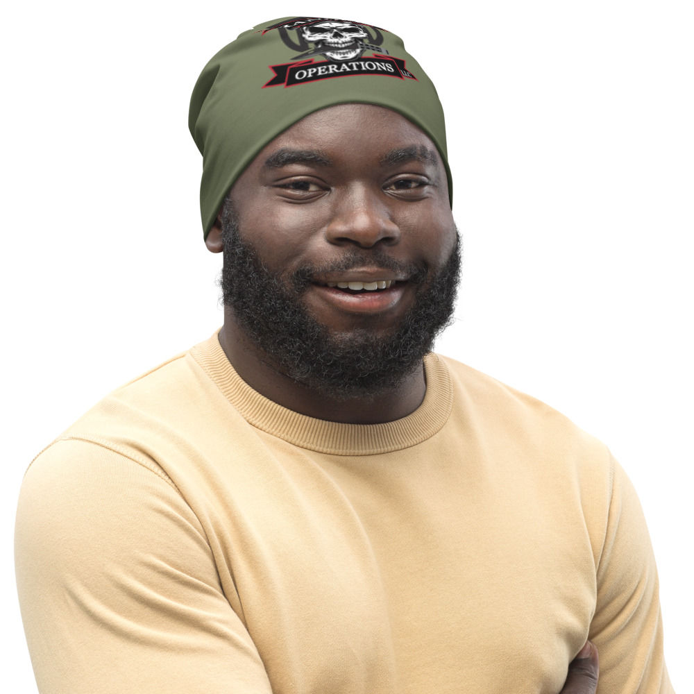 Bonnet à imprimé intégral