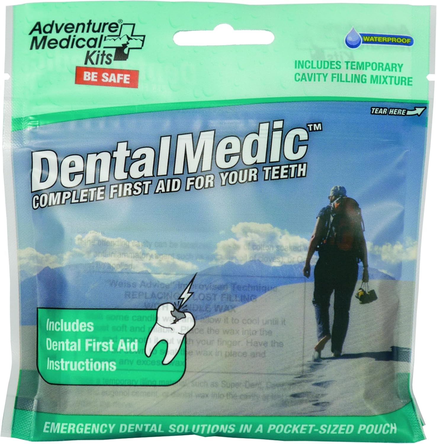Adventure Medical Kits Dental Medic Kit - Travel Dental Kit for Emergency Tooth 