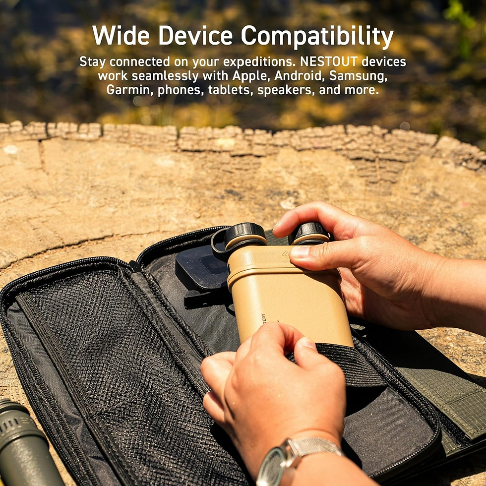Thumbnail: ELECOM NESTOUT Rugged Power Bank, 15000Mah Outdoor Charger, 32W USB-C Fast Charg