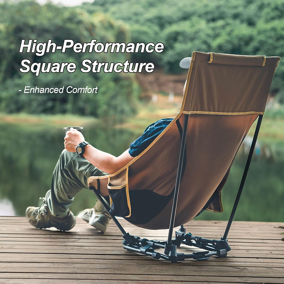 Miniature : Onetigris Dragonhide Oversized Camping Chair with Pillow Design, Comfortable Wid