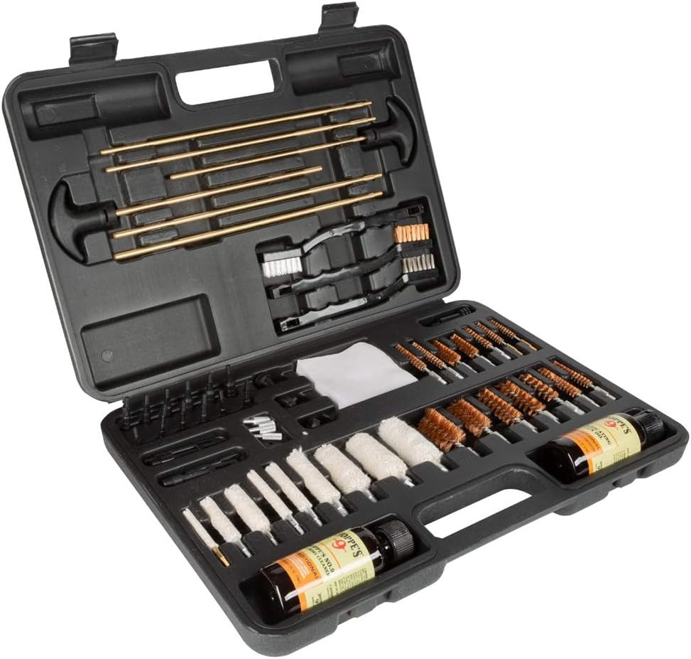 Miniature : Hoppe'S Deluxe Gun Cleaning Kit, 62 Piece Cleaning Kit with Oil, Brushes, Rods a