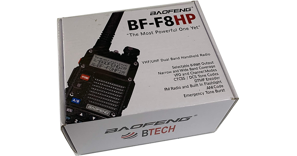Miniature : BAOFENG BF-F8HP (UV-5R 3Rd Gen) 8-Watt Dual Band Two-Way Radio (136-174Mhz VHF &