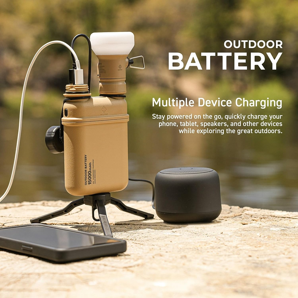 Thumbnail: ELECOM NESTOUT Rugged Power Bank, 15000Mah Outdoor Charger, 32W USB-C Fast Charg