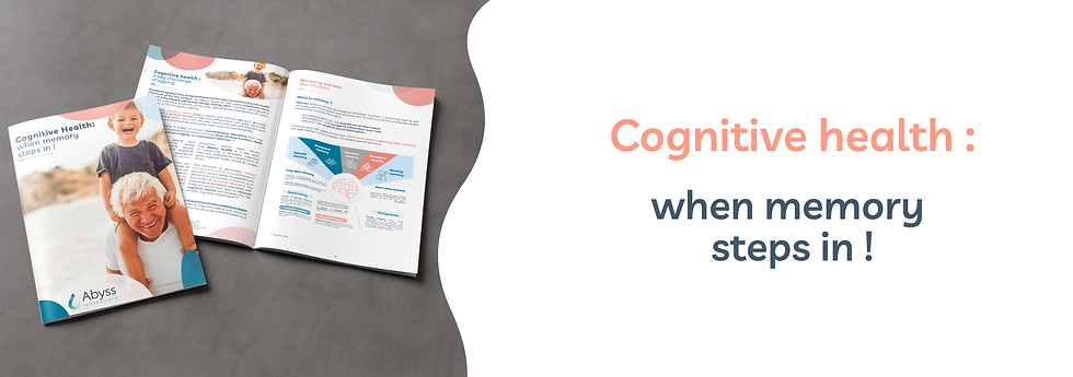 Cognitive health : when memory steps in !