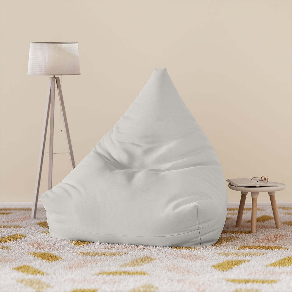 Thumbnail: Classic Light Beige Bean Bag Chair Cover