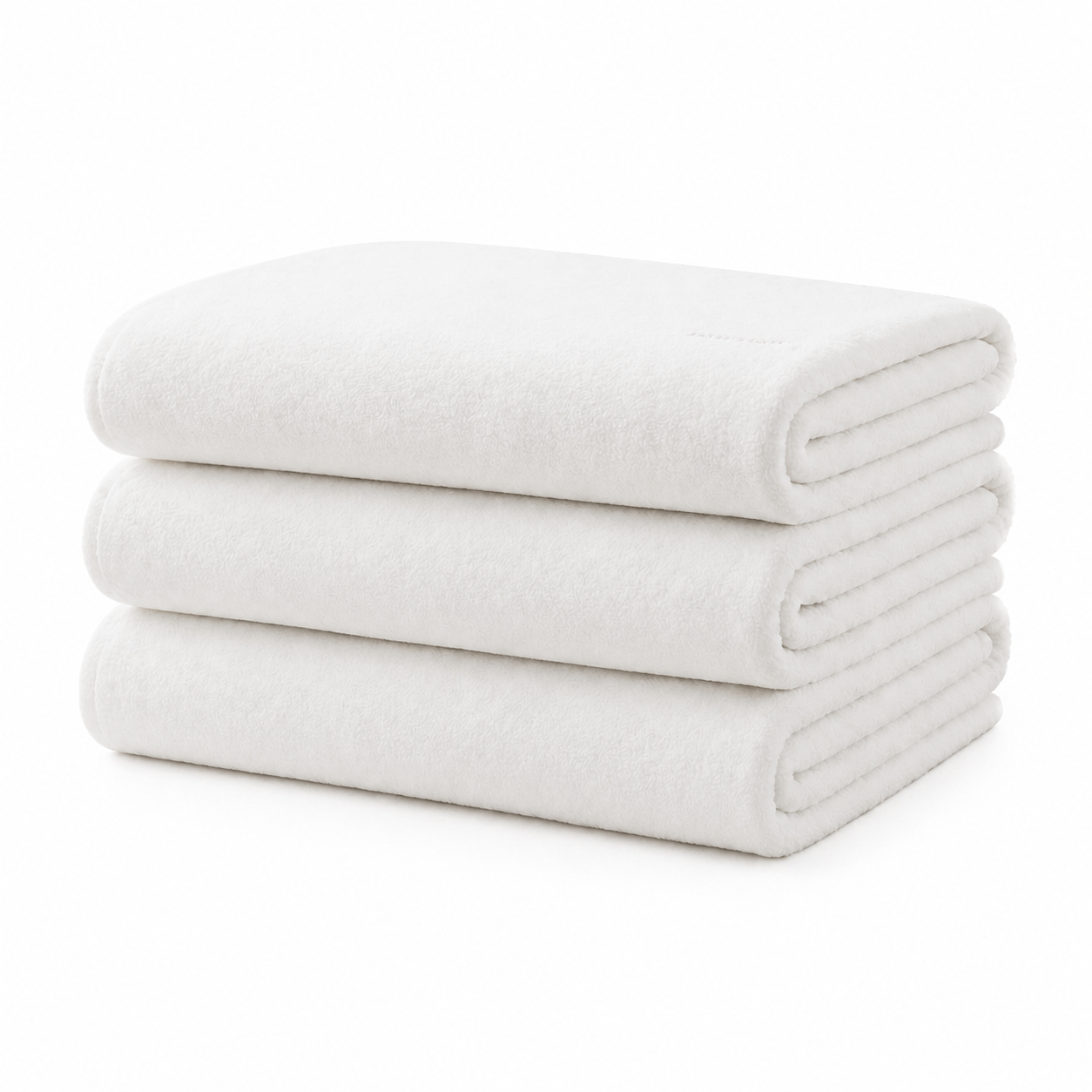 Plush Blanket — Soft Velveteen Throw Blanket - Light Beige