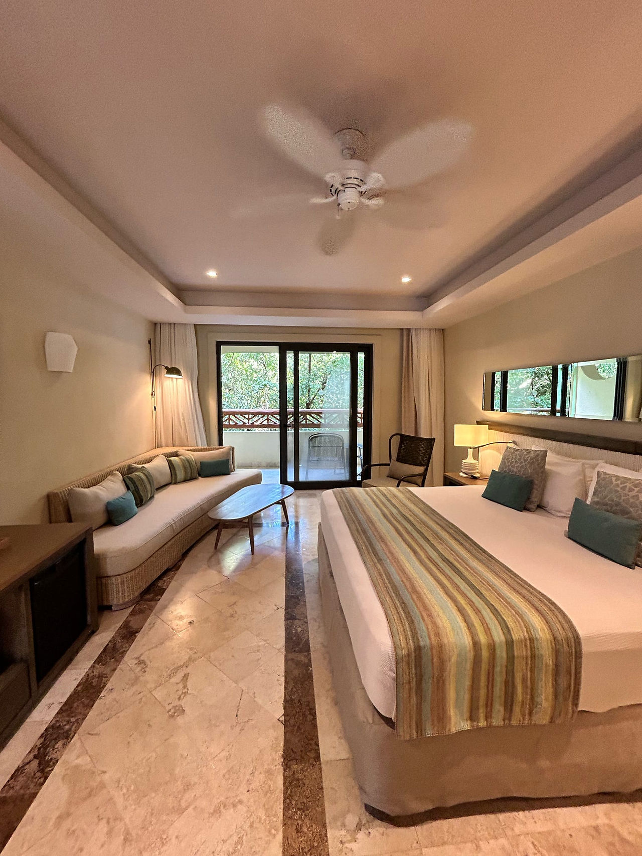 Room overview at Catalonia Royal Tulum