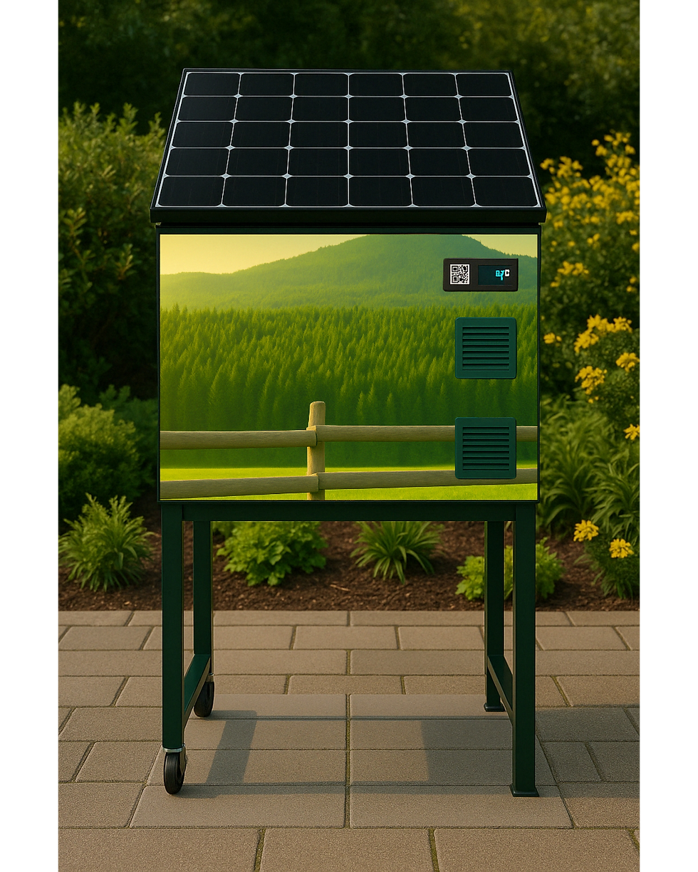 Miniature : Offre précommande Fridgebox Solar Connect d'une contenance de 100 litres Prix HT