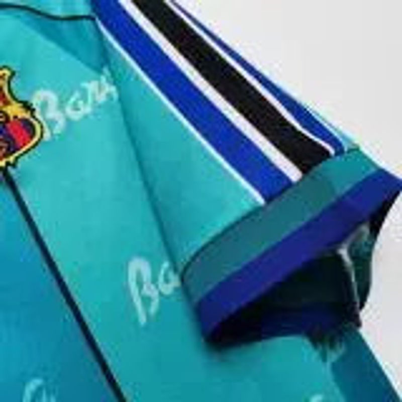 Thumbnail: Barcelona Away Retro Replica Classic Football Shirt 1996