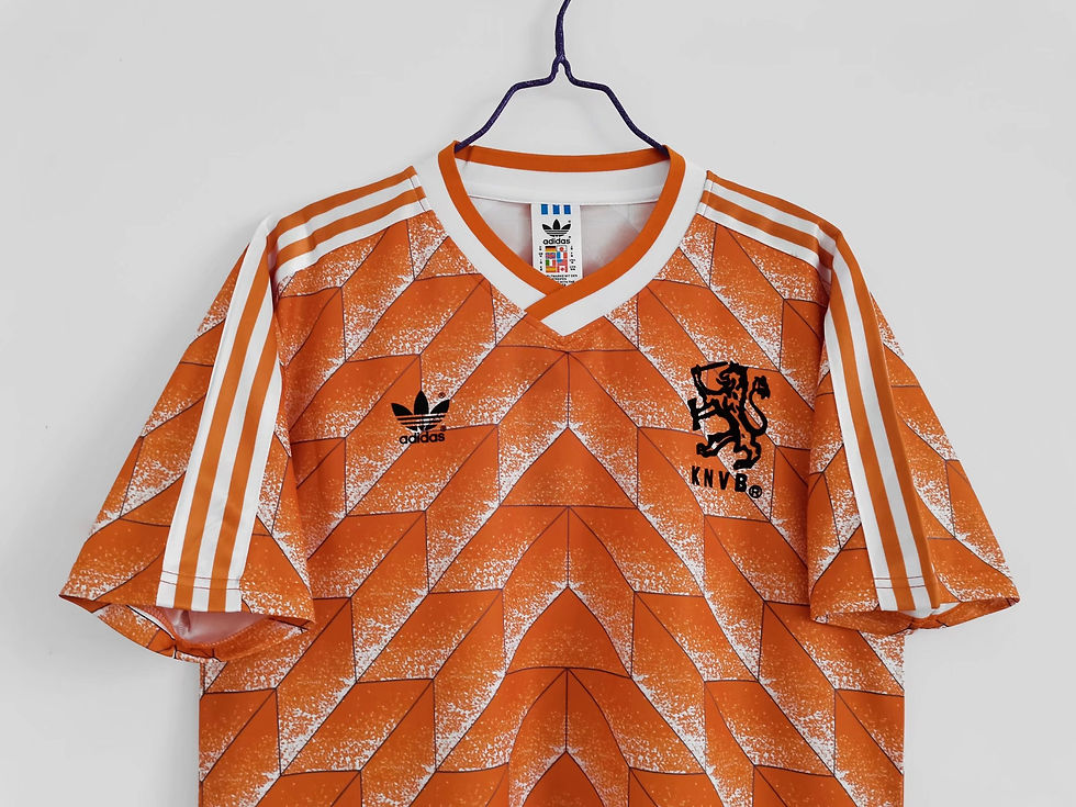 Thumbnail: Netherlands Retro Replica Classic Home Football Shirt 1988 