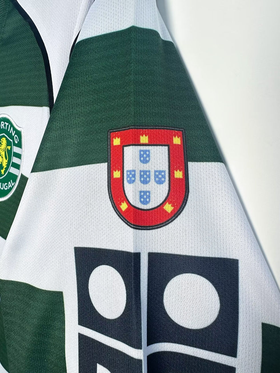 Miniatura: Camiseta retro local del Sporting de Lisboa (talla L/S) 2001-03