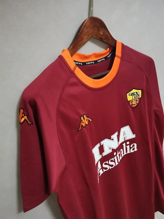 Thumbnail: AS Roma Home Retro Replica Classic Football Shirt 2000-01