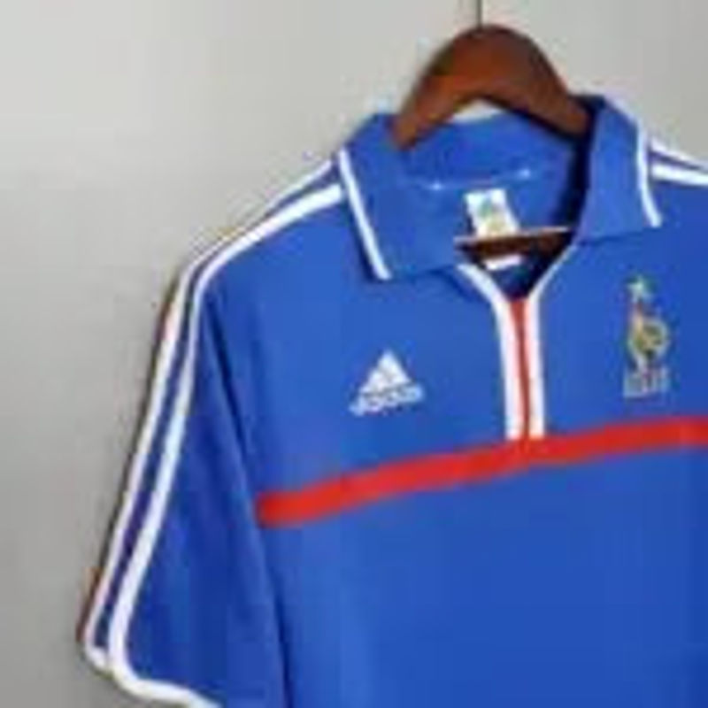 Thumbnail: France Retro Replica Classic Home Football Shirt Euro 2000