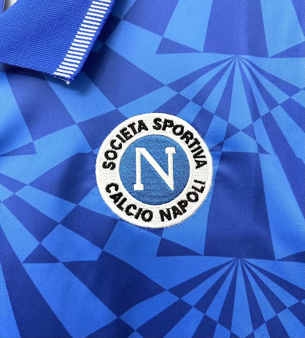 Thumbnail: Napoli Retro Replica Classic Football Shirt Home 91-93