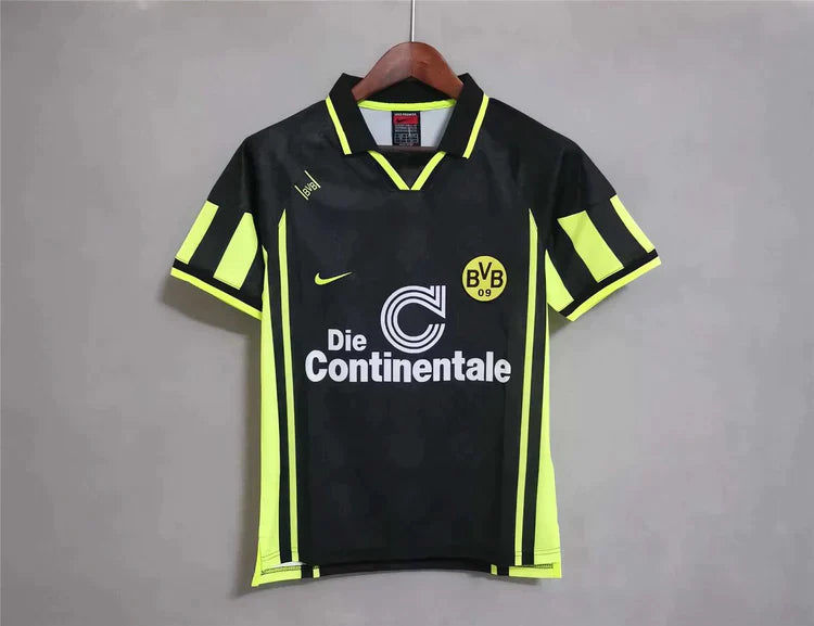 Thumbnail: Borussia Dortmund Away Retro Replica Classic Football Shirt 1996-97