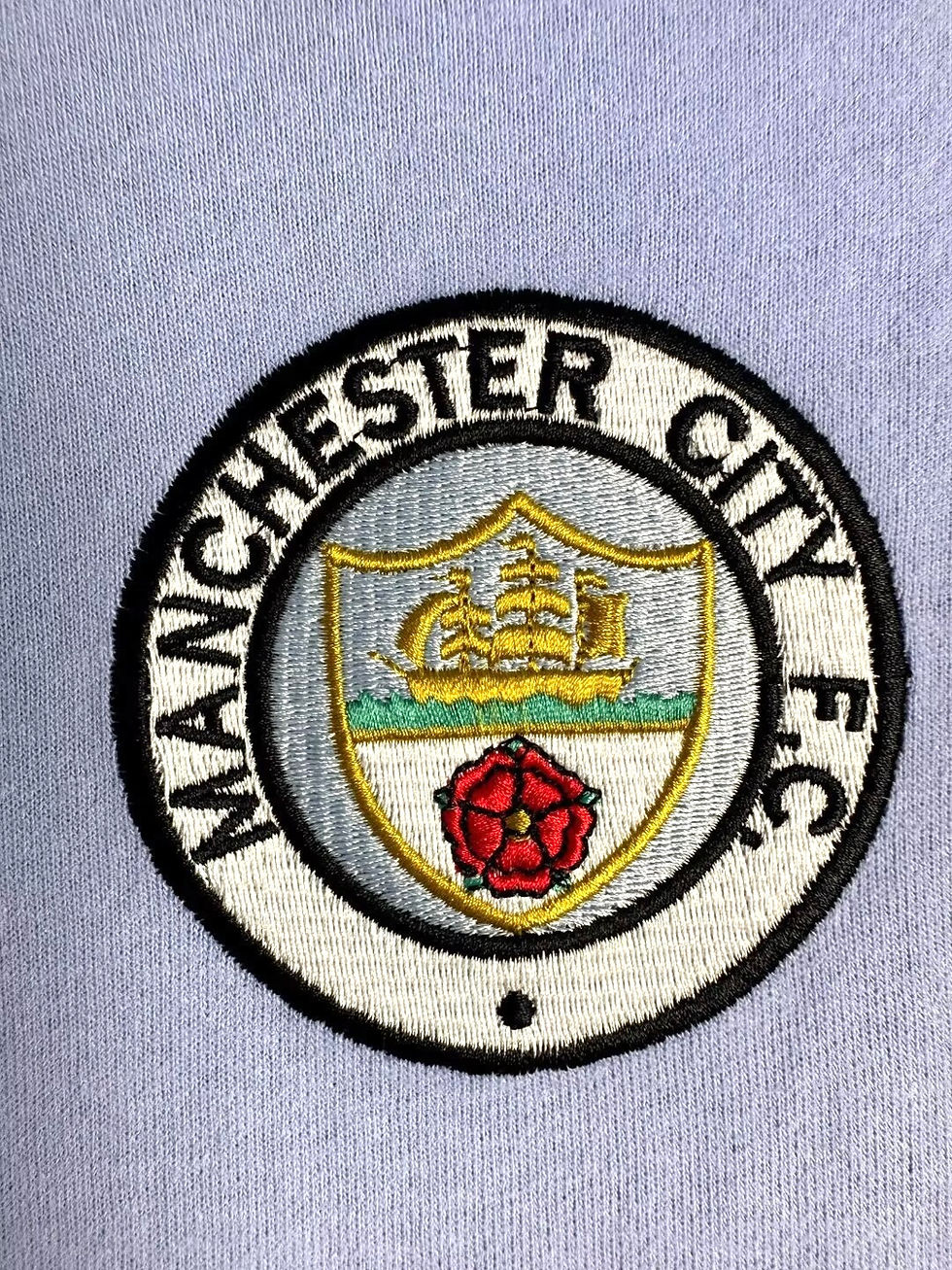 Thumbnail: Manchester City Home Retro Replica Classic Football Shirt 1972