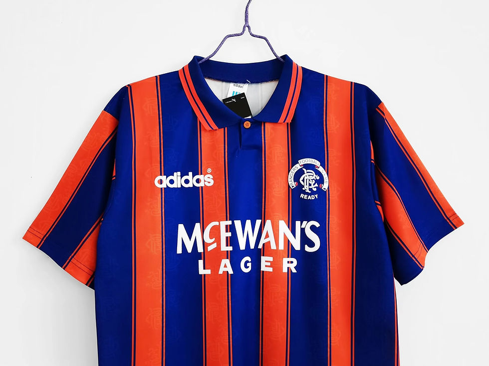 Thumbnail: Rangers Retro Replica Classic Away Football Shirt 1993