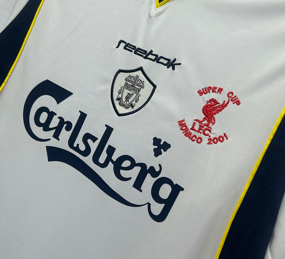 Thumbnail: Liverpool Retro Replica Classic Away Football Shirt 2001-02