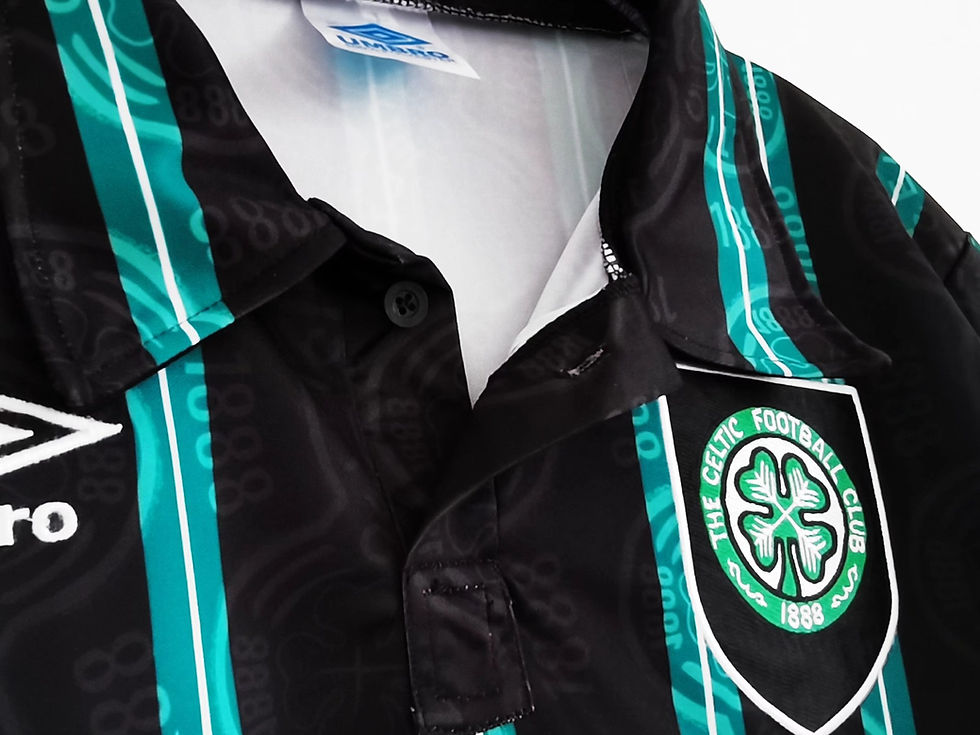 Thumbnail: Celtic FC Retro Replica Classic Away Football Shirt 1992-93