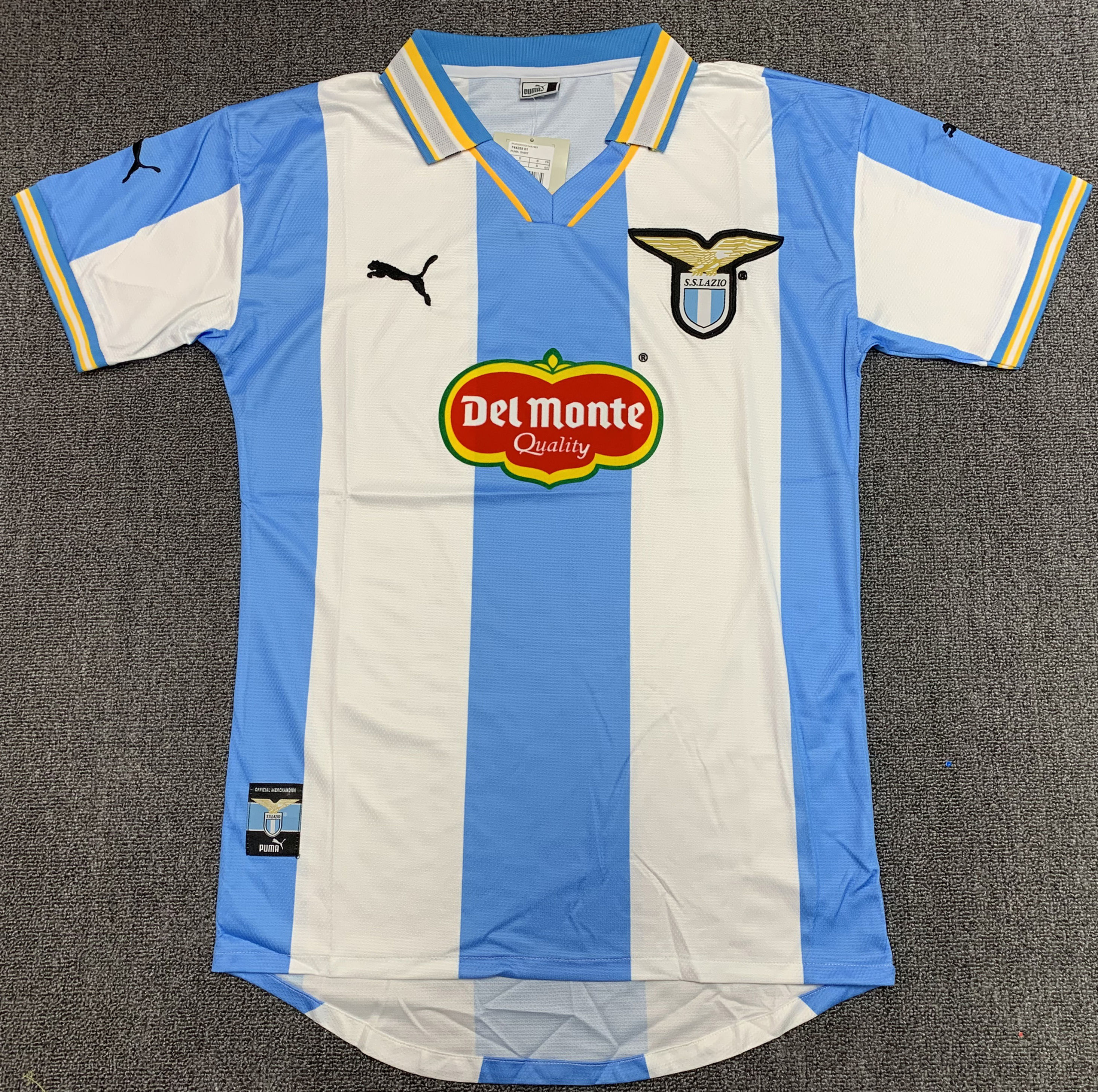 Lazio Retro Replica Classic Football Shirt Home 1999-00