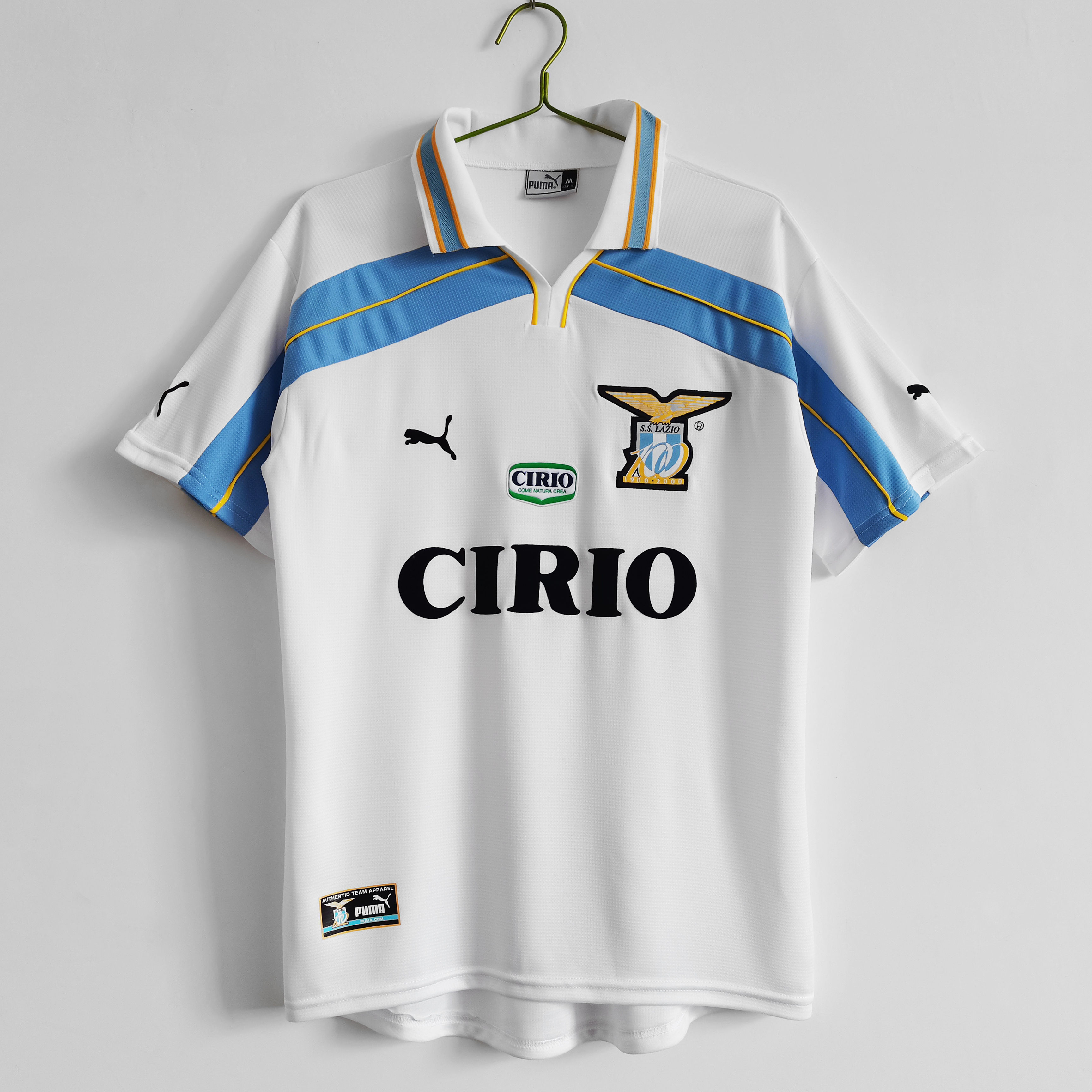 Lazio Retro Replica Classic Away Football Shirt 1999-00