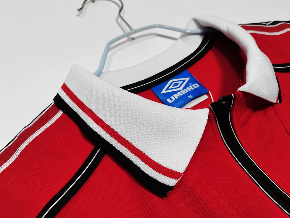 Thumbnail: Manchester United Home Retro Replica Classic Football Shirt 1998