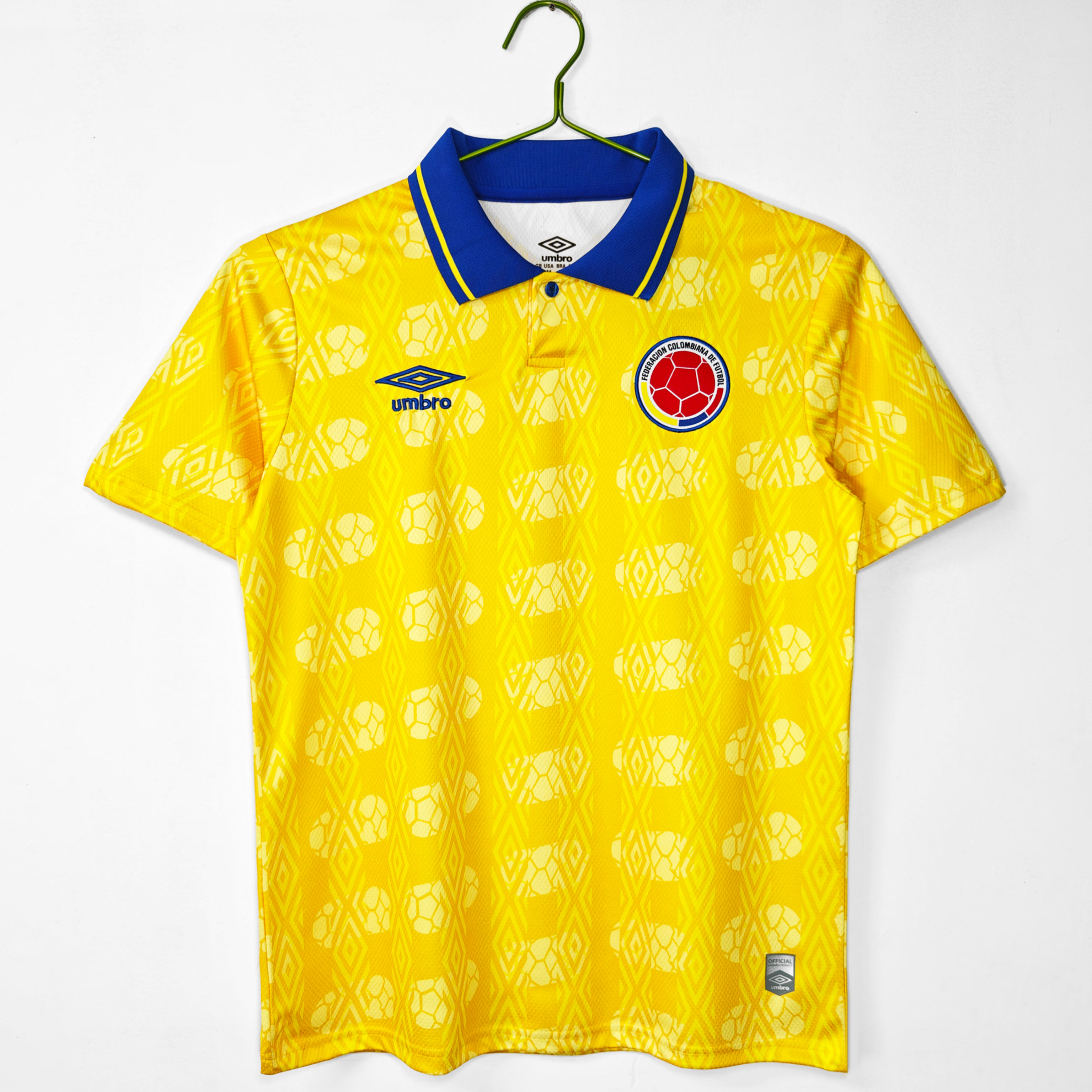 Colombia Retro Replica Classic Home Football Shirt 1994