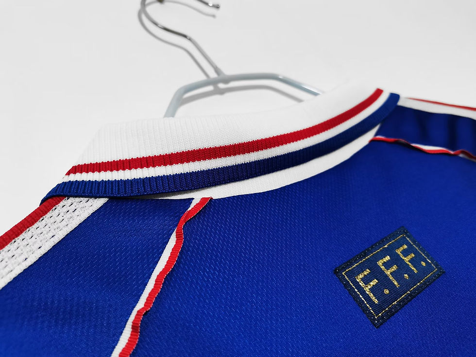 Thumbnail: France Retro Replica Classic Football Shirt Home 1998