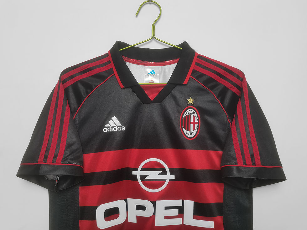 Thumbnail: AC Milan Away Retro Replica Classic Football Shirt 1998-99
