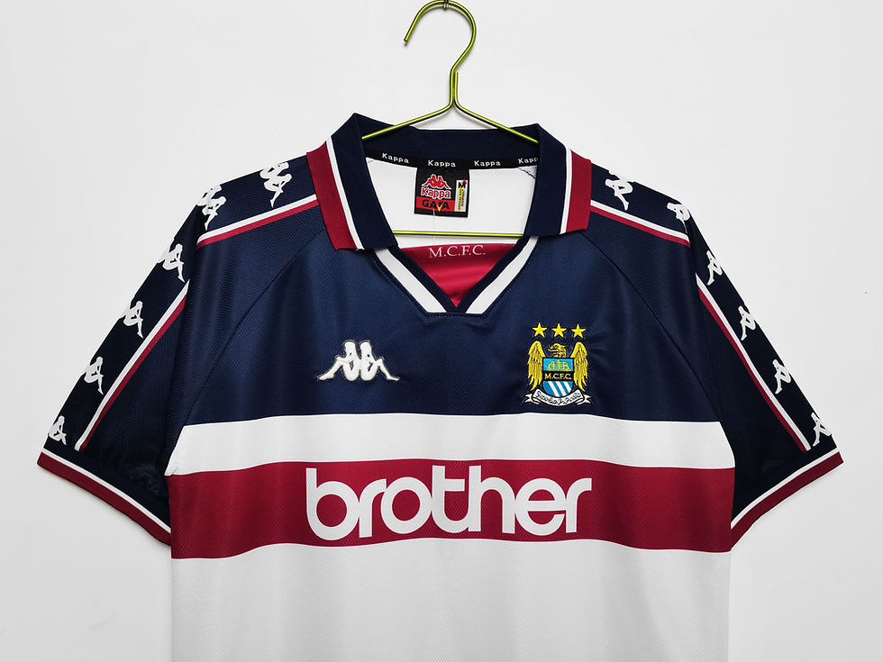 Miniatura: Camiseta retro de visitante del MANCHESTER CITY 1997-98