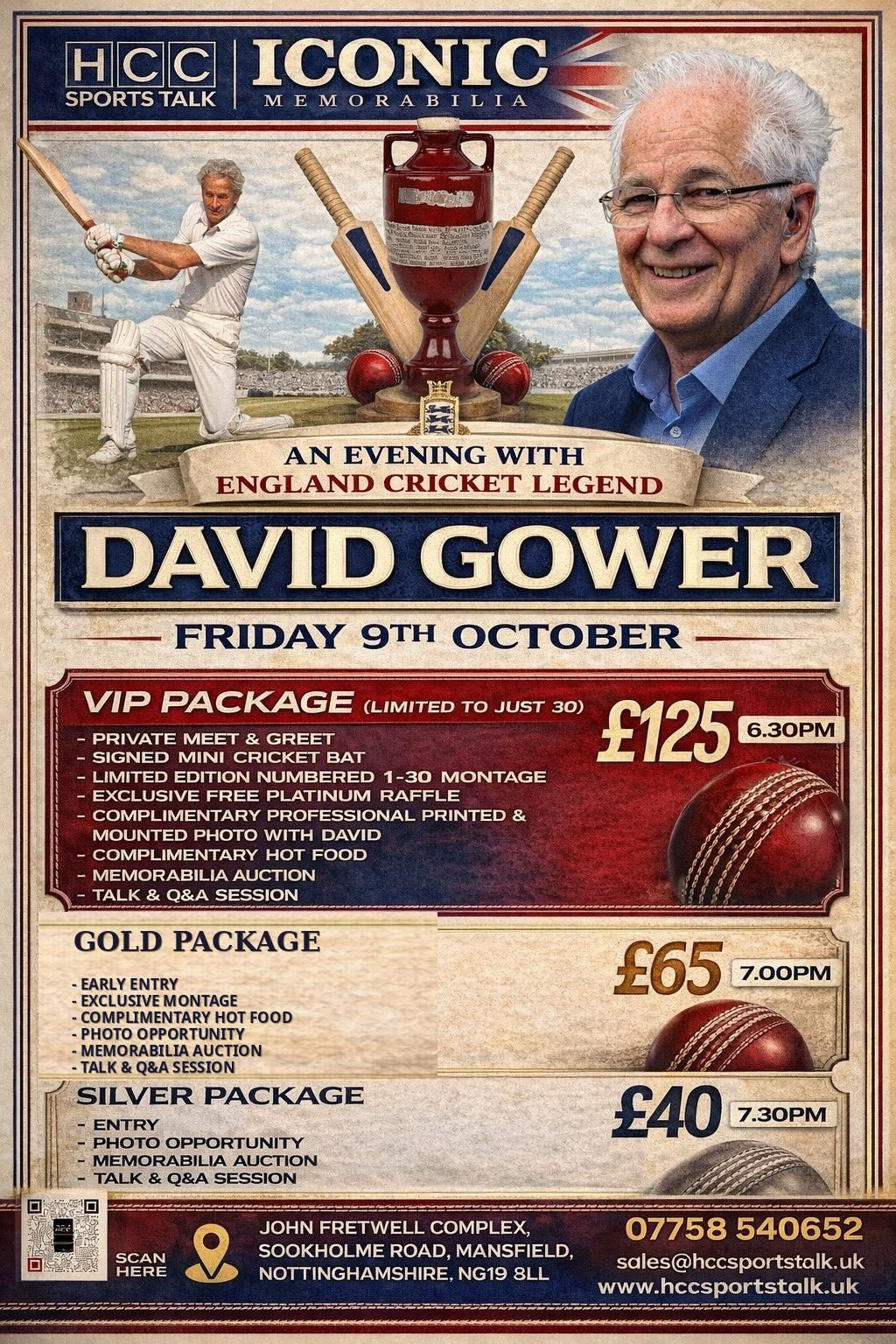 AN EVENING WITH DAVID GOWER