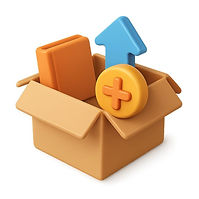 3Dのパッケージイラスト