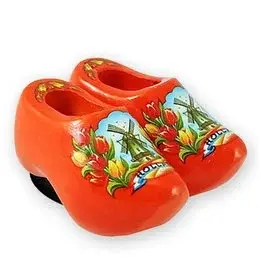 Thumbnail: WOODEN SHOE - 2 Shoe Magnet
