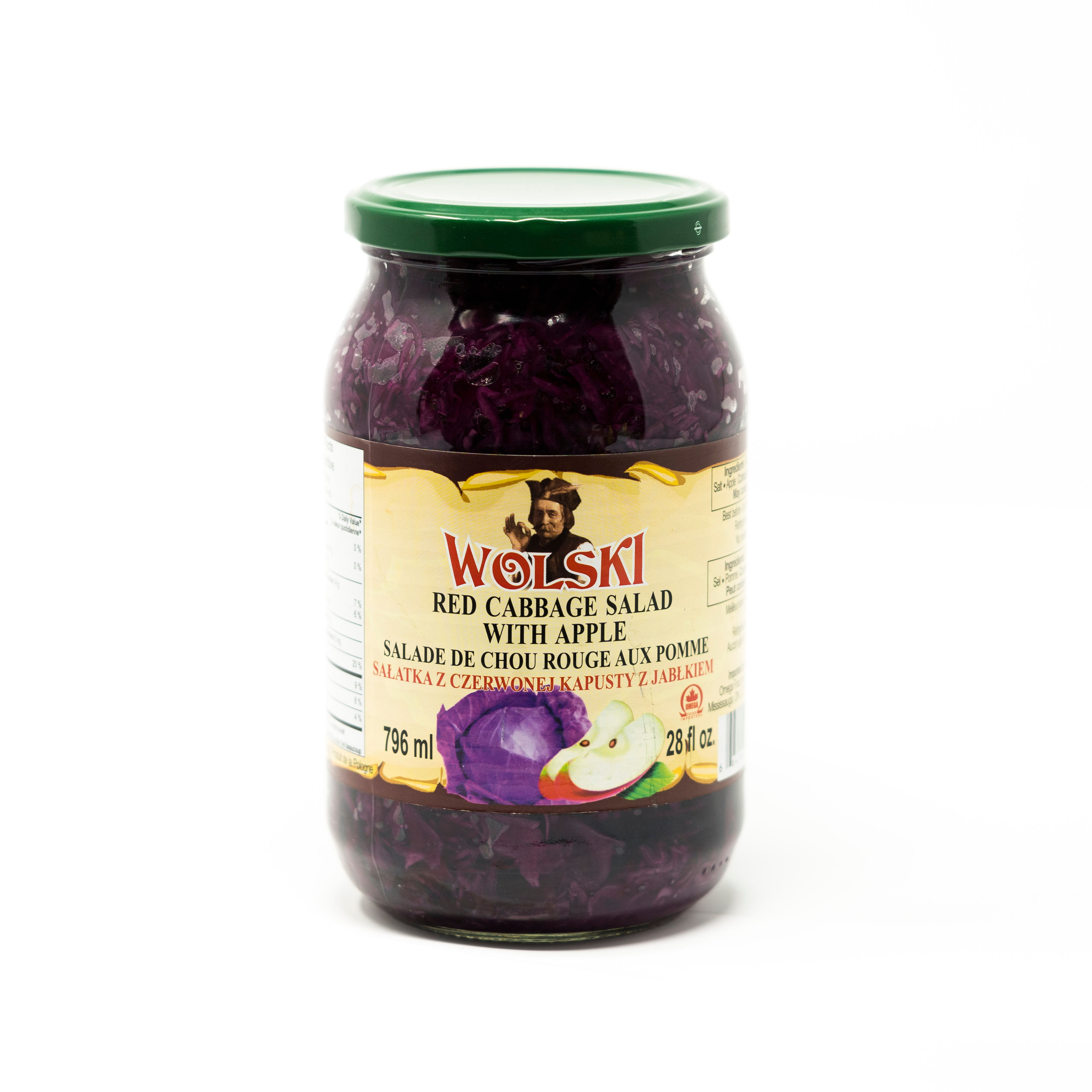 WOLSKI  Red Cabbage with Apple Jar 796ml