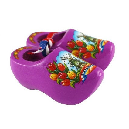 Thumbnail: WOODEN SHOE - 2 Shoe Souvenir 5cm