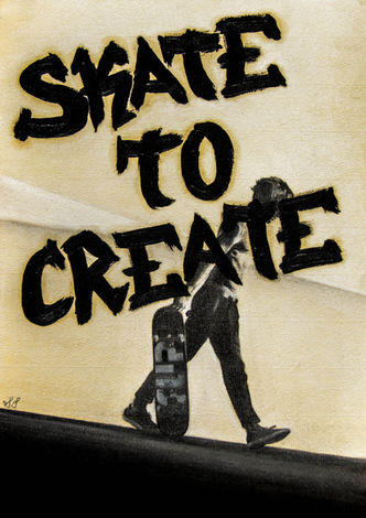 Ölgemälde und Kohlegemälde