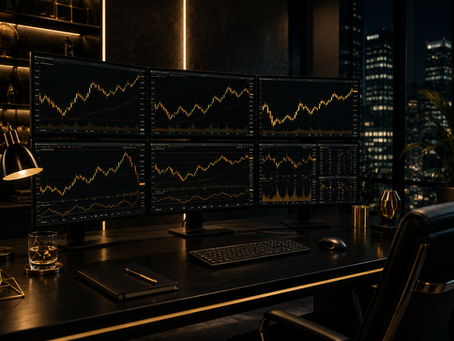 Homme passant d’un compte démo à un compte réel en trading Forex