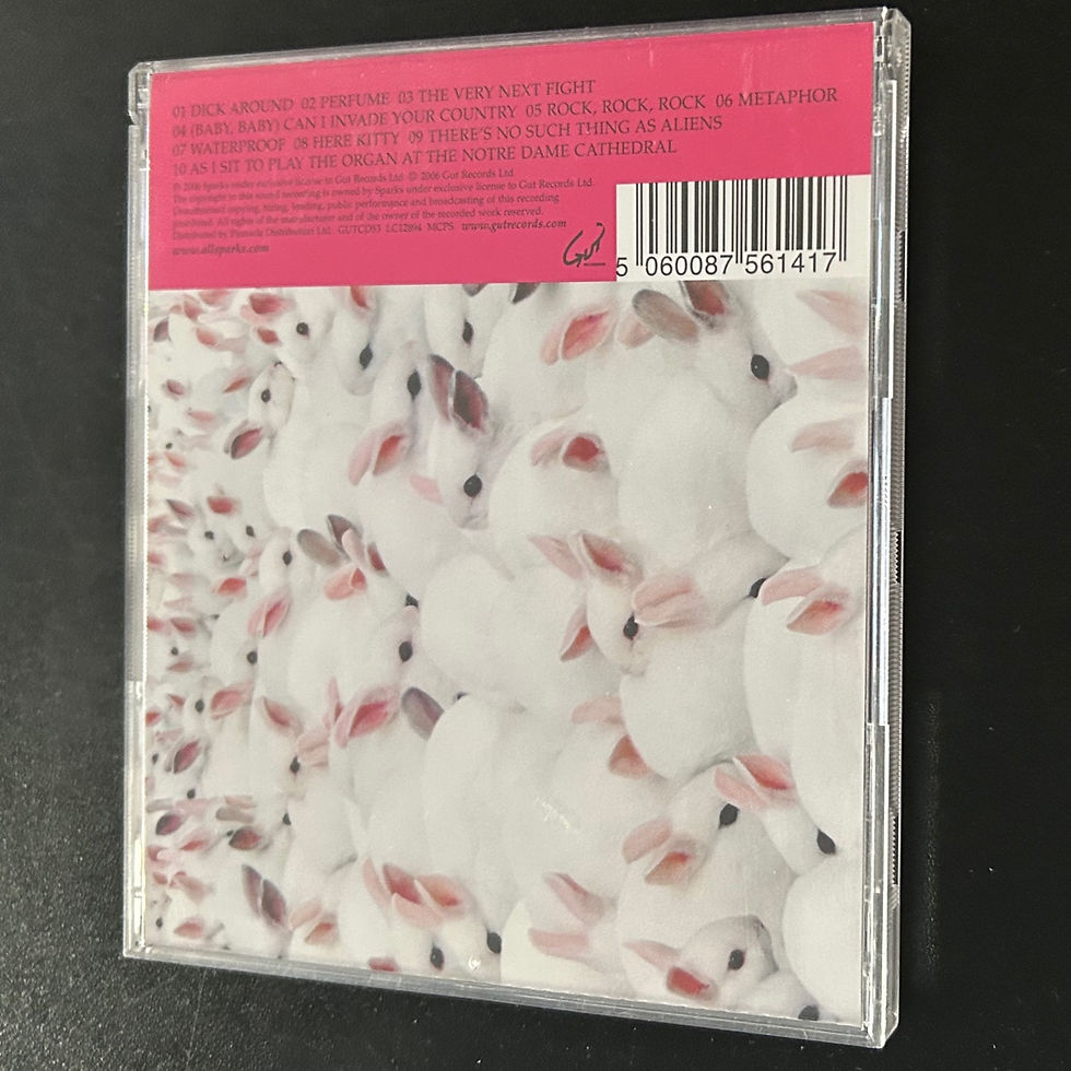 Sparks: Hello Young Love Album Back