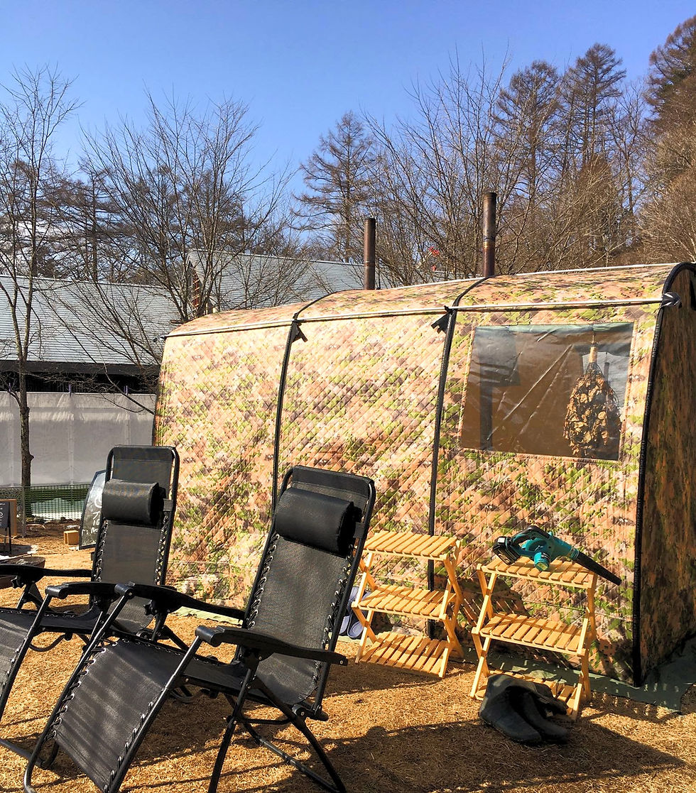 関東メンバーからテントサウナ視察のレポート