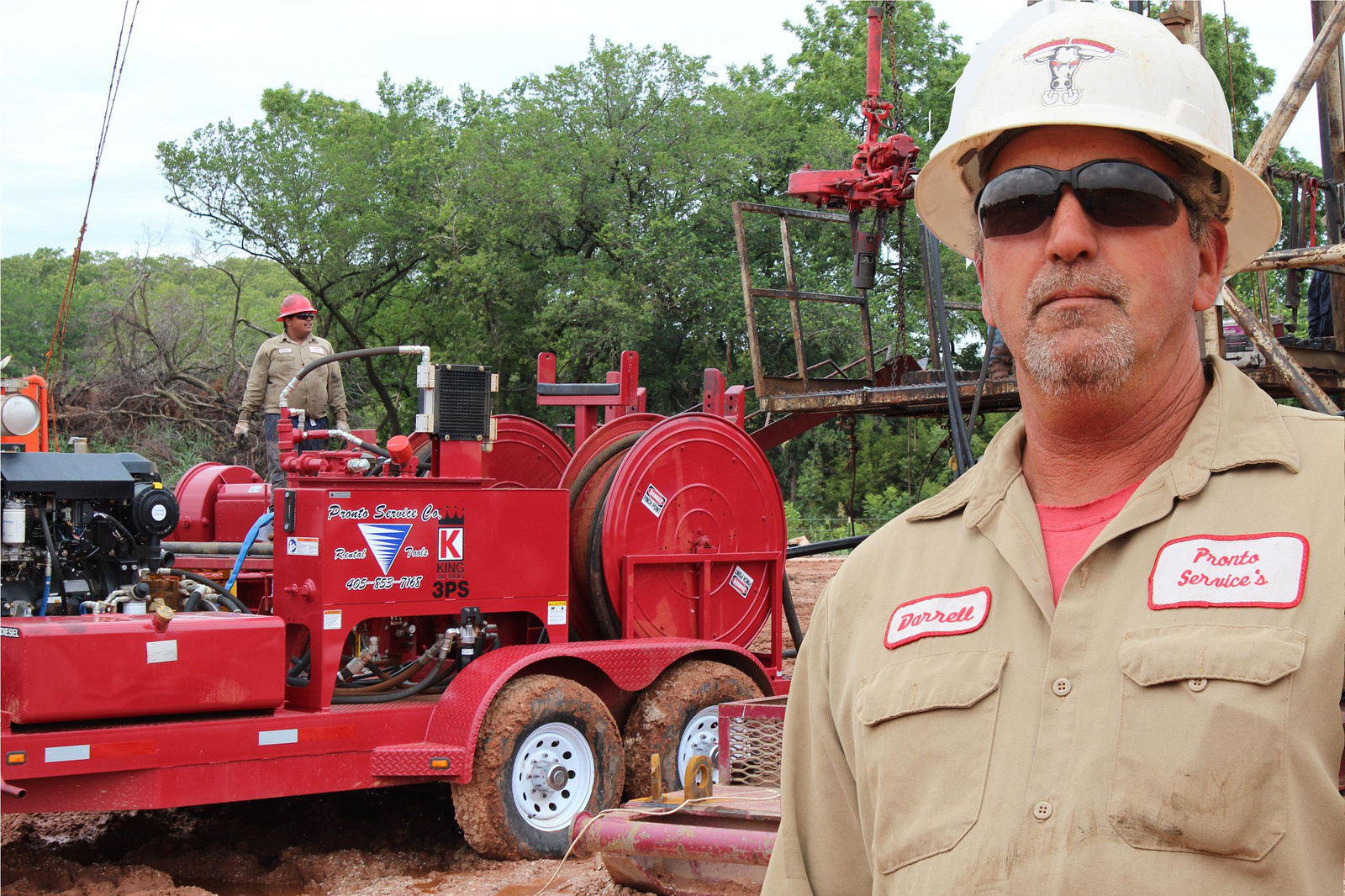 King Oil Tools Foreman at Alva Location