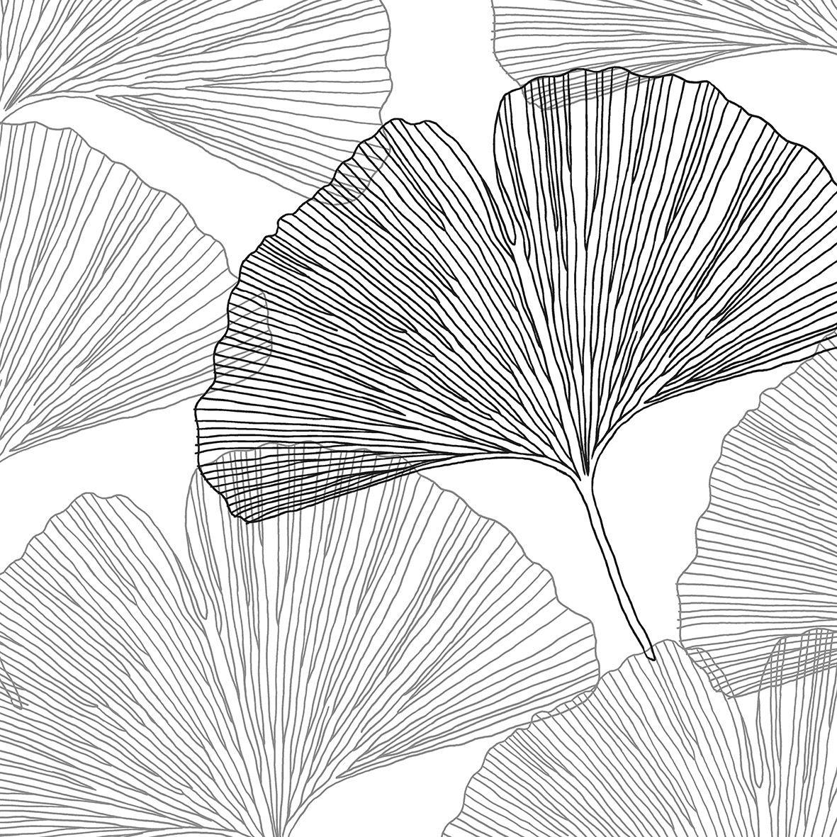 Gingko Leaves Napkin 33x33 (Uds por caja: 12)