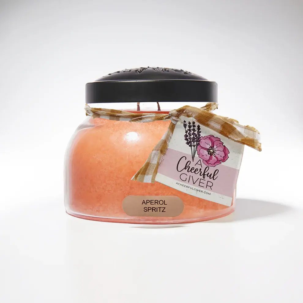 Aperol Spritz - Scented Candle - 22 oz, Double Wick, Mama Jar