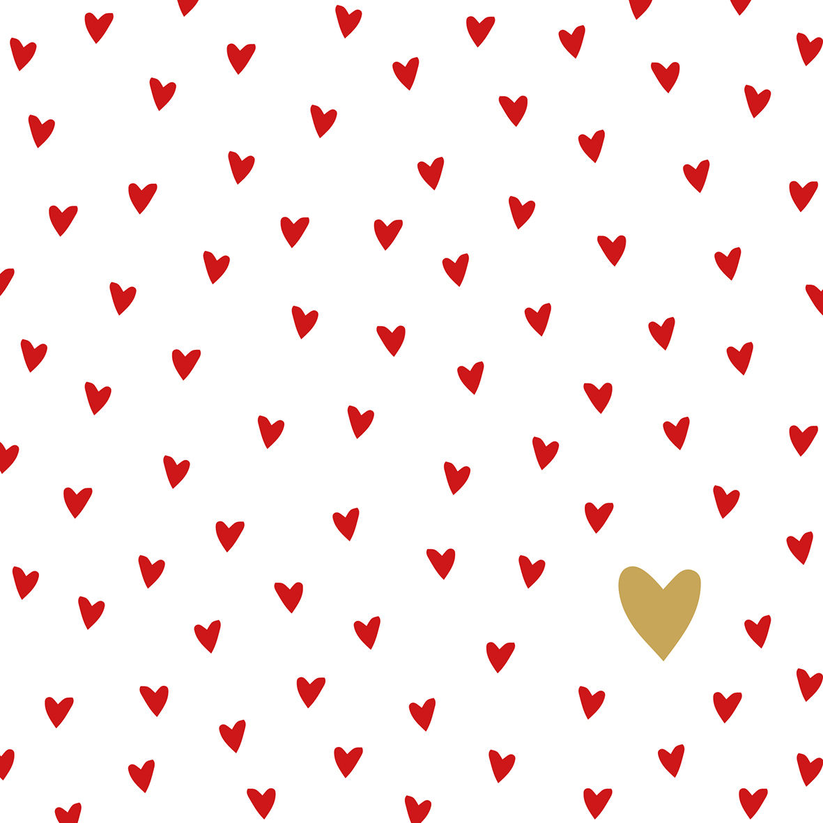 Little Hearts 33x33 cm (Uds por caja: 12)