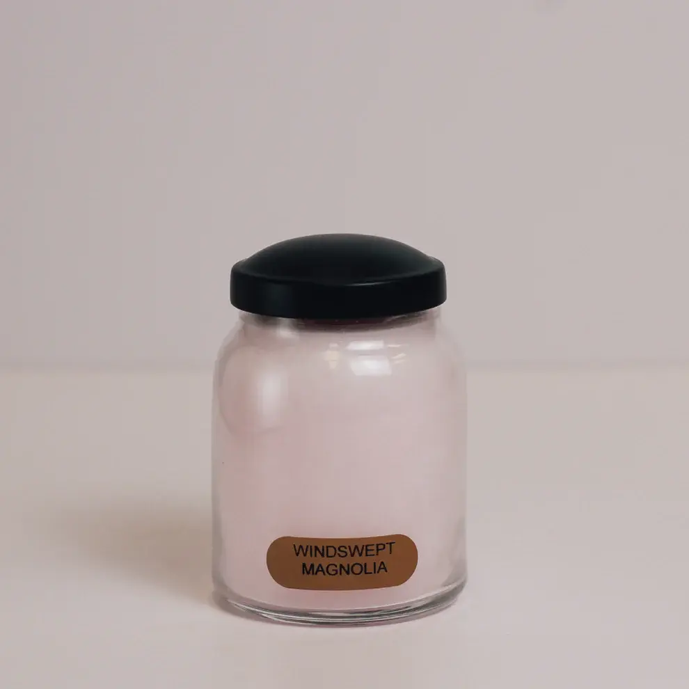 Windswept Magnolia - Scented Candle - 6 oz, Single Wick, Baby Jar