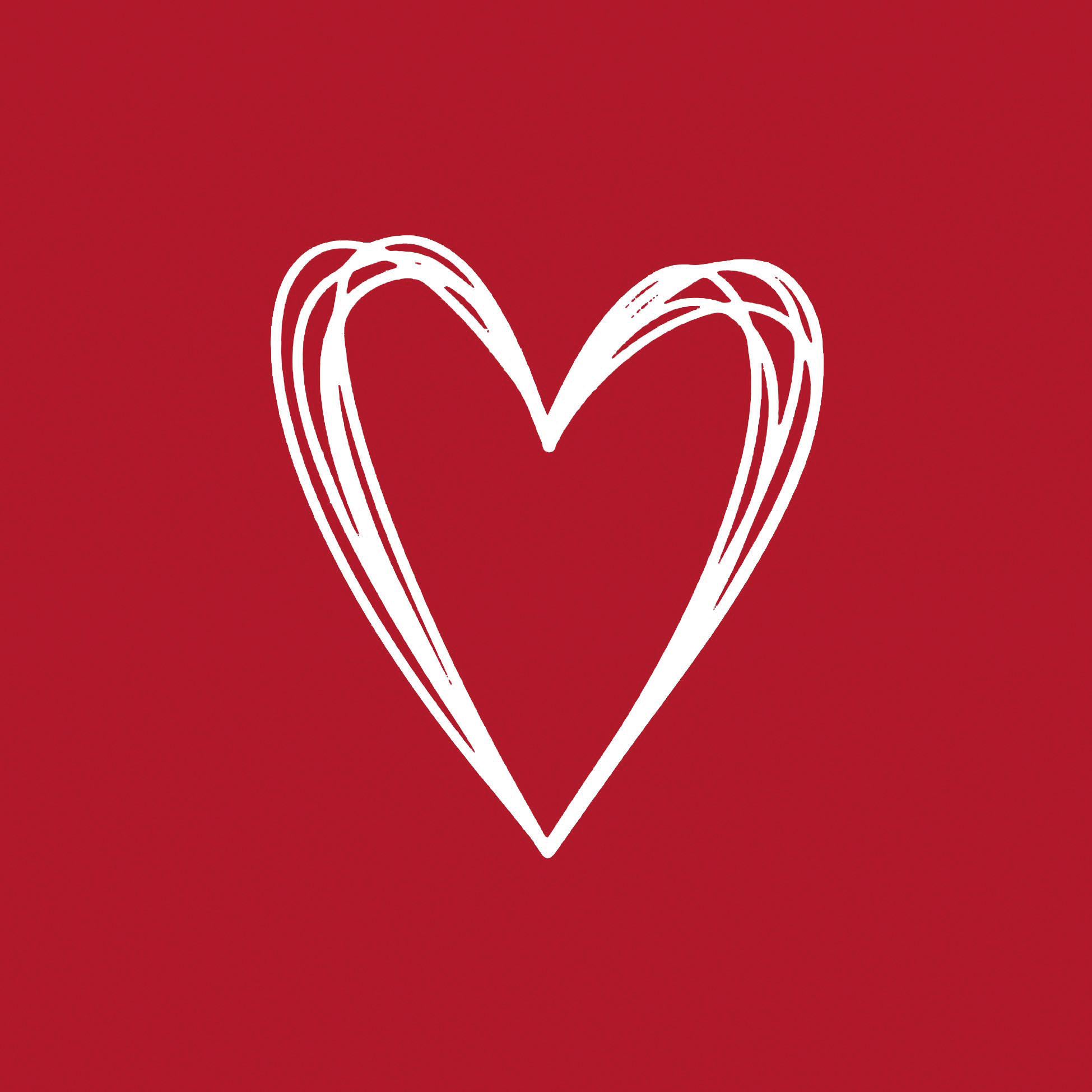 Pure Heart red Napkin 33x33 (Uds por caja: 12)