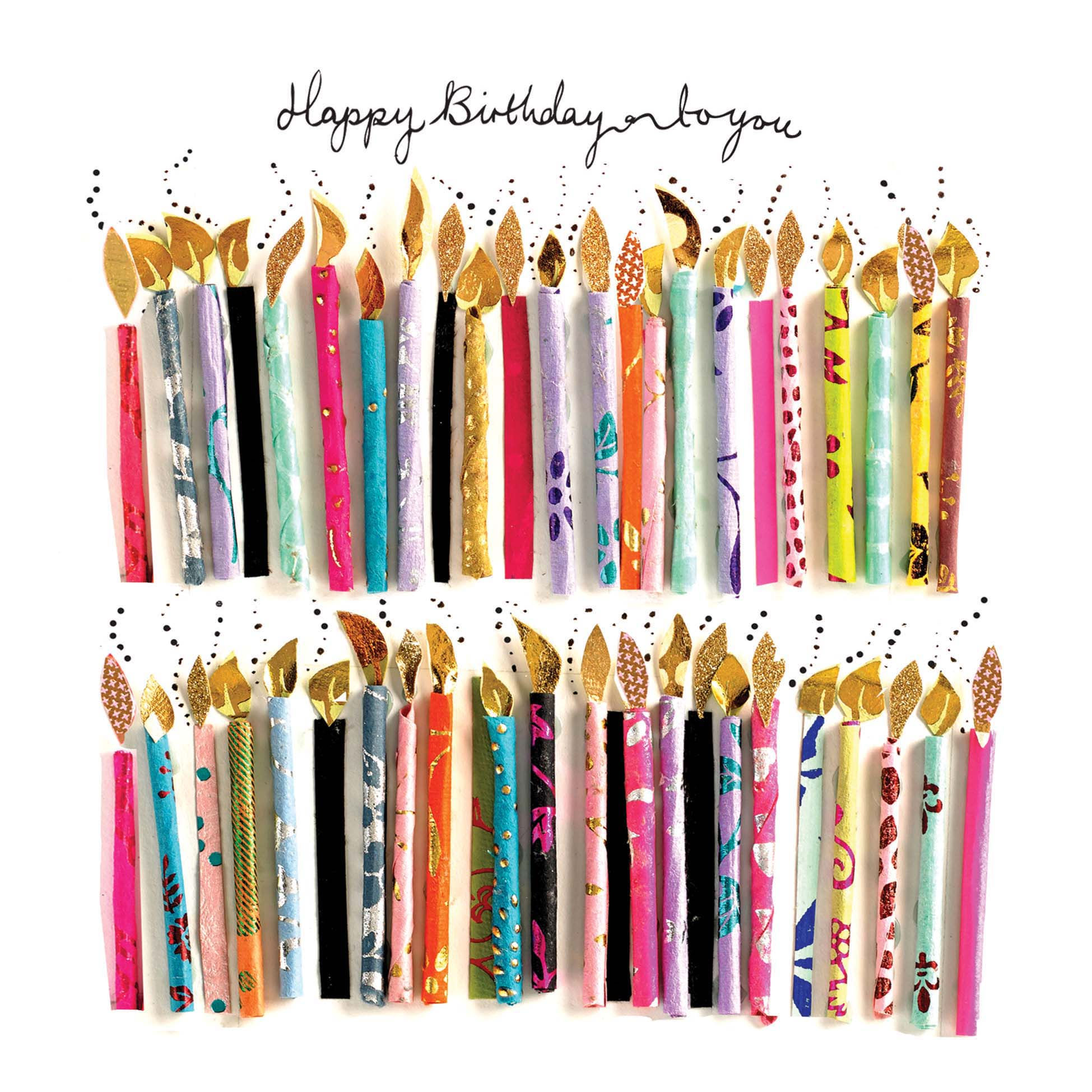 Happy Candles Napkin 25x25 (Uds por caja: 12)