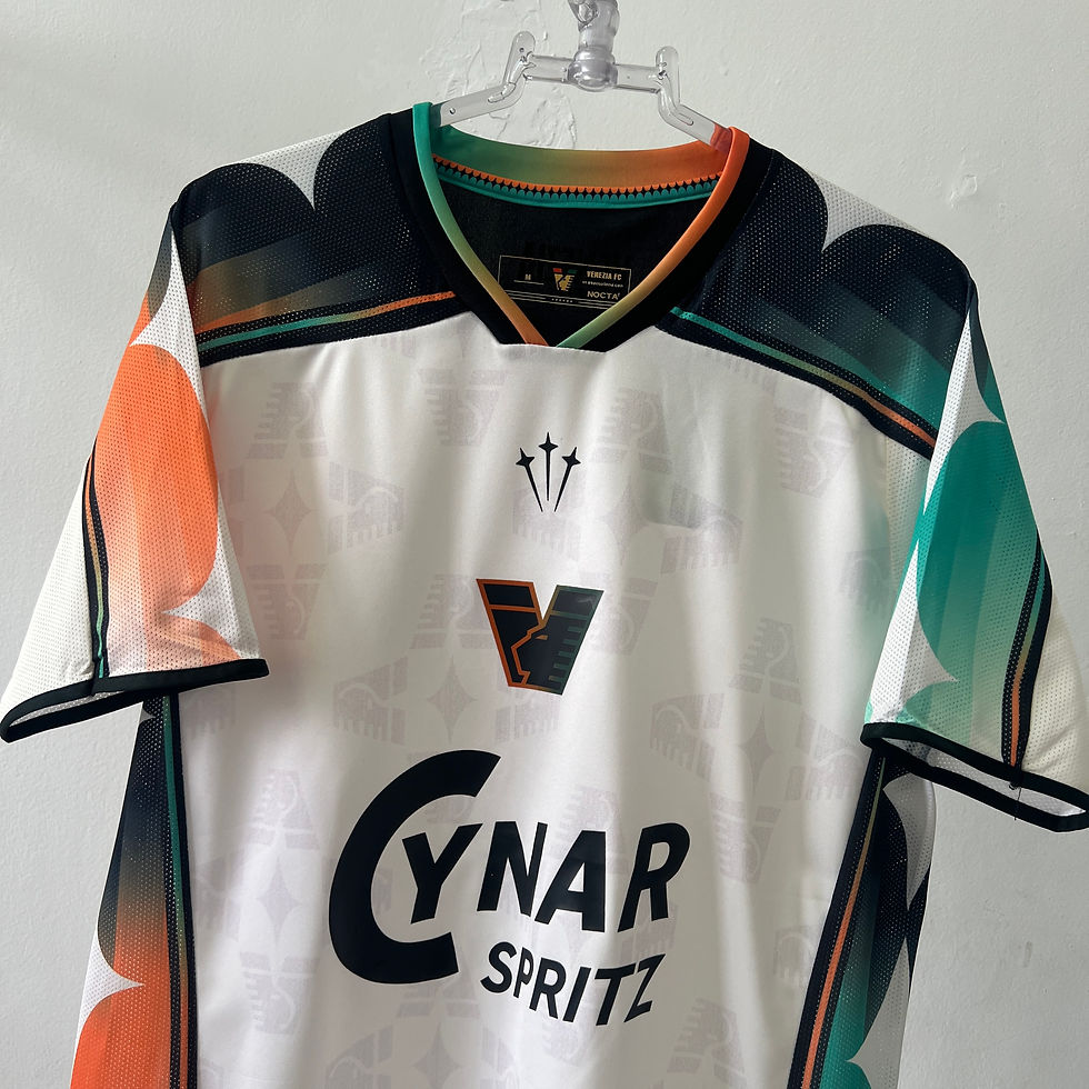 frente da camisa venezia fc x nocta II 2026/27